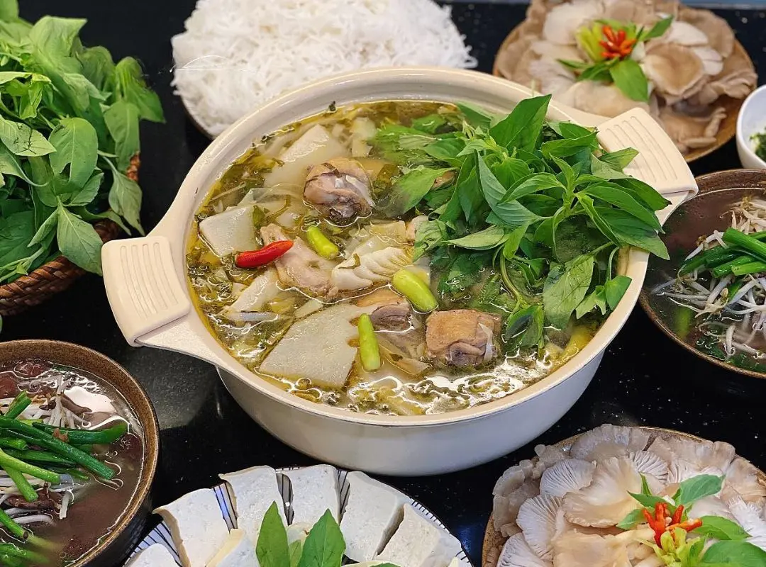 lẩu gf lá é