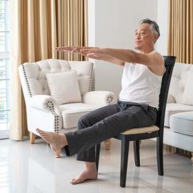 5 bài tập trên ghế