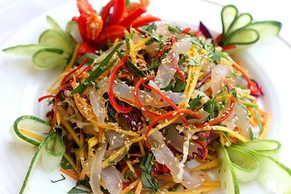Gỏi sứa tôm thịt
