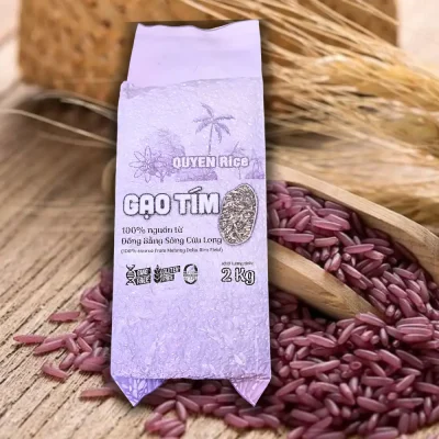 Gạo Lức Tím Than Bao 2kg