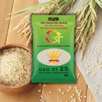 Gạo ST25 Sóc Trăng Bao 2kg
