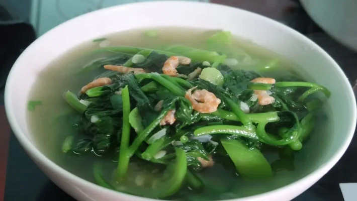 canh rau mồng tơi